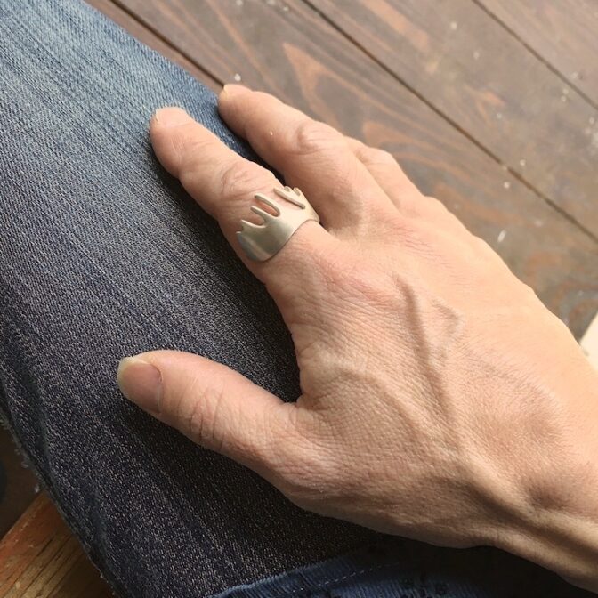 mooseリング男性着用画像