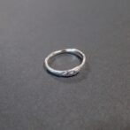 苔模様のシルバーリング