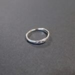 苔模様のシルバーリング