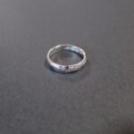 苔模様のシルバーリング