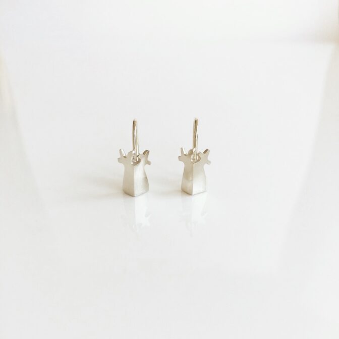 バオバブのシルバーピアスバオバブ