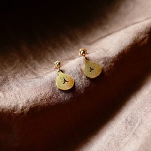 【受注制作】イチジク（ピアス）