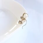 キノコモチーフのシルバーピアス