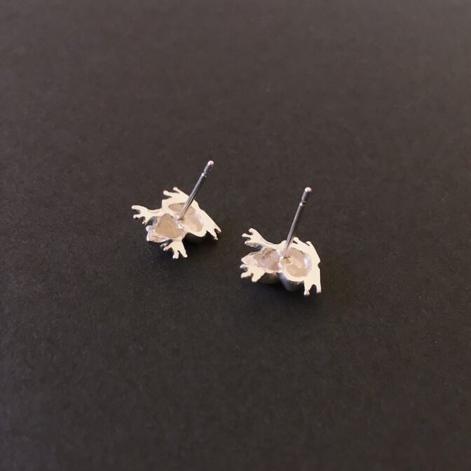 アマガエルのシルバーピアス