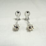 コンペイトウモチーフのシルバーイヤリング