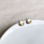 栗モチーフの真鍮ピアス