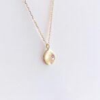 桜の花びらのK18ネックレス