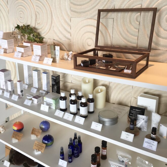 sankara  spa屋久島の物販コーナー