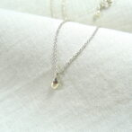 お米モチーフのシルバーネックレス