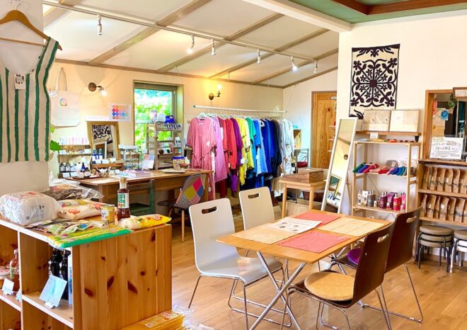 雑貨屋さんの店内