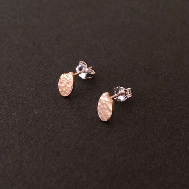 お米の真鍮ピアス