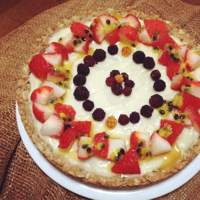 南国のベリー＆ココナッツタルト