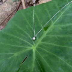 雨上がりー雫ーネックレスを改良しました