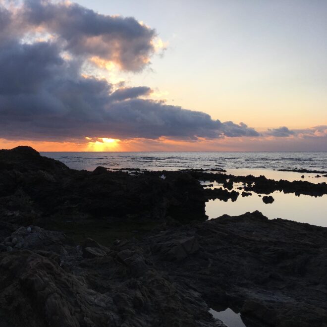 2022年屋久島から見た初日の出