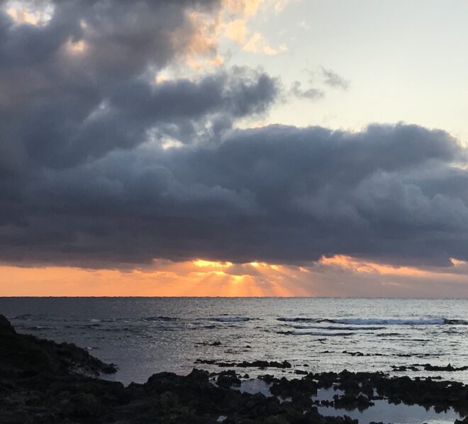 2022年屋久島から見た初日の出