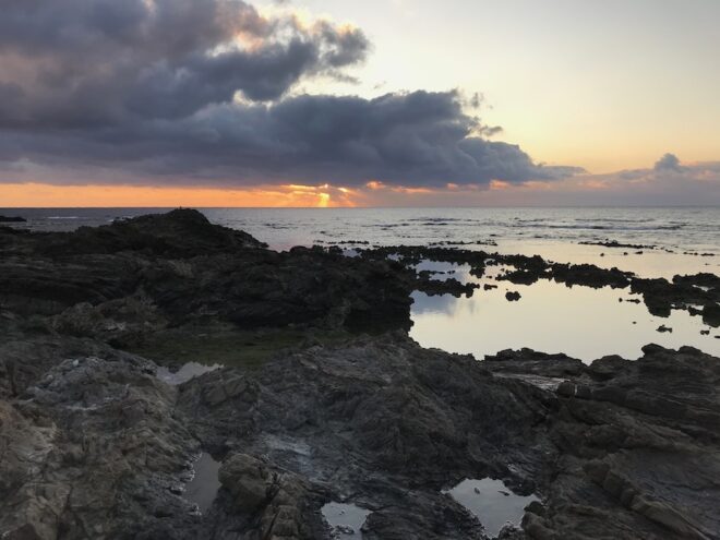 2022年屋久島から見た初日の出