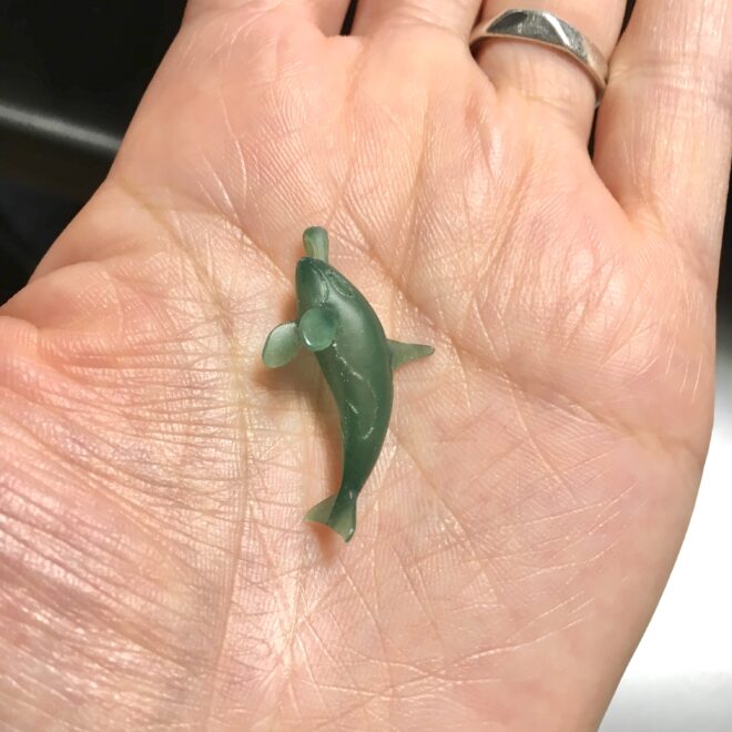 シャチのネックレス制作工程／WAXの状態